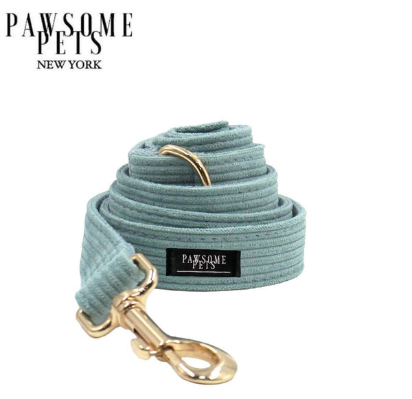 Petspuff Dog Leash – Marine Green | Rose Gold Hardware | Reinforced Nylon | 60"
