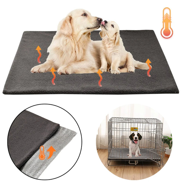 Petspuff Self-Warming Pet Mat – Thermal Dog & Cat Bed Pad, Washable & Non-Slip | 5 Sizes