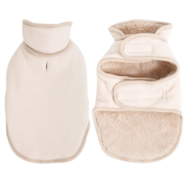 Petspuff Reversible Padded Dog Coat – Warm High-Neck Fleece Jacket | Small, Medium & Large Dogs