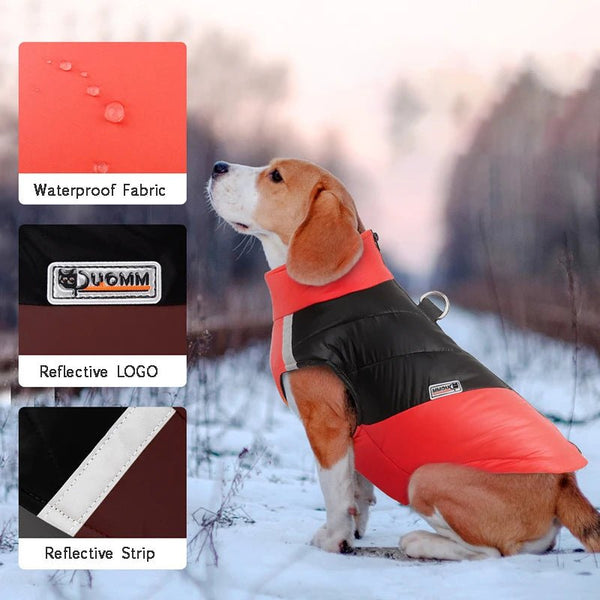 Petspuff Luxury Waterproof Quilted Dog Vest – Padded Winter Jacket | Small to Extra Large Dogs
