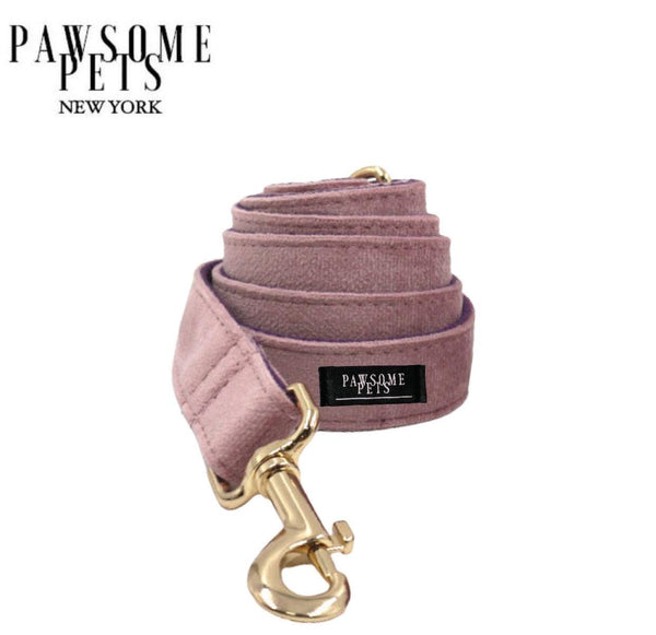 Petspuff Dog Leash – Dark Pink | Rose Gold Hardware | Reinforced Nylon | 60"