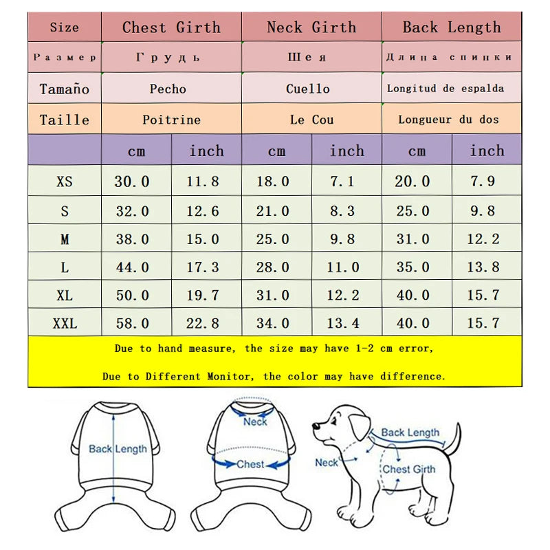 Petspuff Cartoon Fleece Dog Jumper – Warm Pullover Sweatshirt | Small & Medium Dogs and Cats