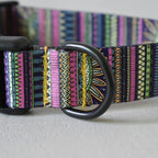 Petspuff Personalised Printed Nylon Dog Collar – Engraved Name Plate | 15 Designs, S–XL