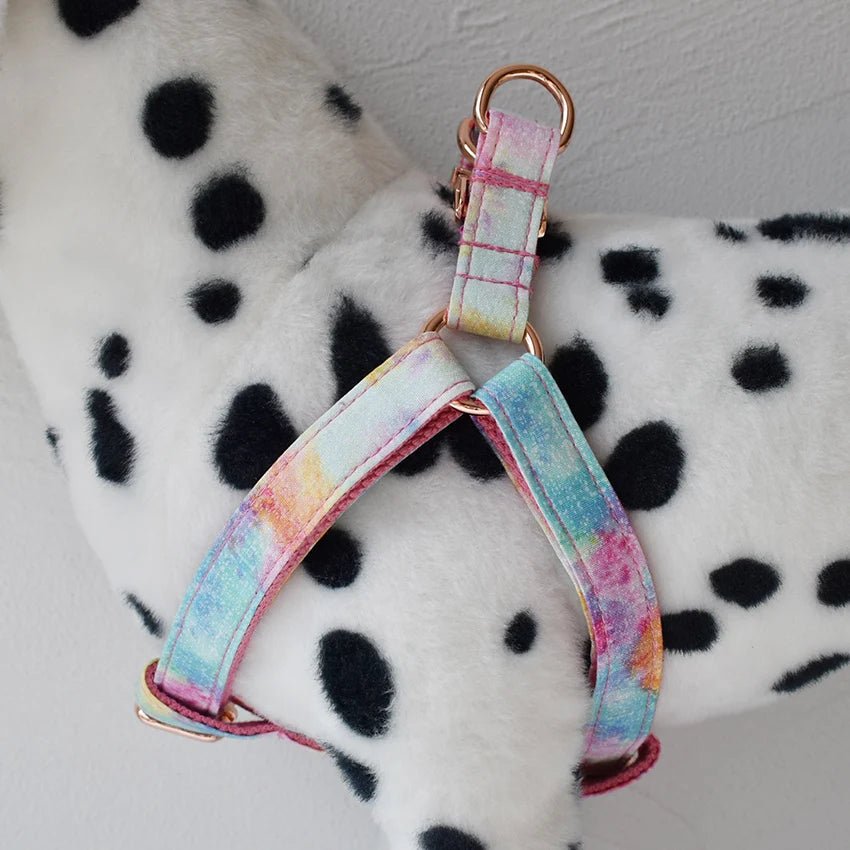 Petspuff Personalised Printed Dog Harness – Engraved ID Tag | 17 Designs, Small & Medium Dogs
