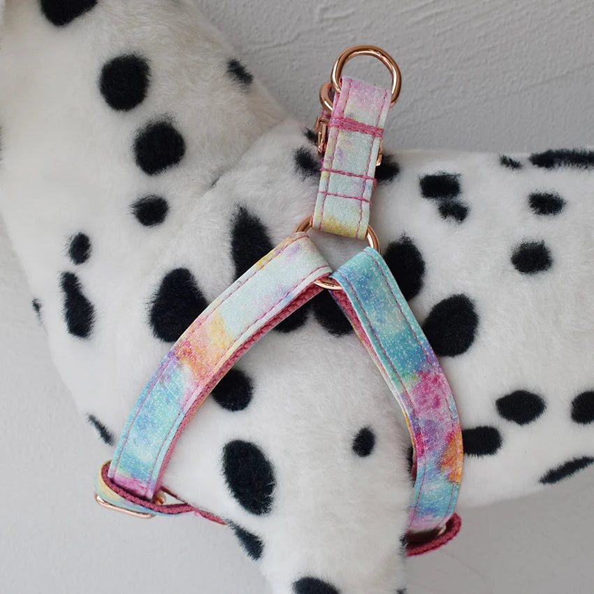 Petspuff Personalised Printed Dog Harness – Engraved ID Tag | 17 Designs, Small & Medium Dogs