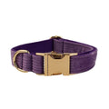 Petspuff Personalised Corduroy Dog Collar & Lead Set – Engraved Name Tag, Bow, Harness & Poop Bag