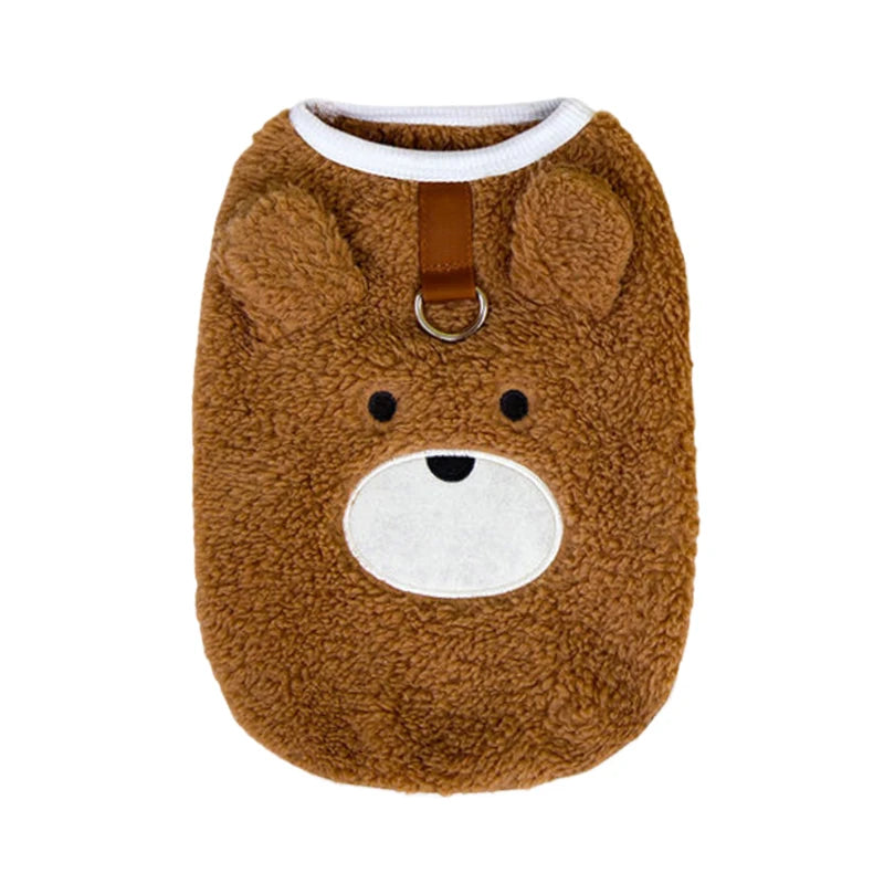Petspuff Soft Velvet Fleece Dog Vest – Warm Winter Jumper | Small Dogs & Cats