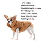 Petspuff Windproof Fleece Dog Vest – Warm Winter Jacket with D-Ring | Small & Medium Dogs