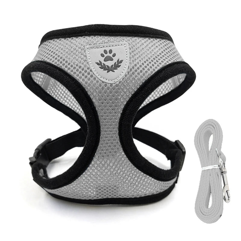 Petspuff Escape-Proof Cat Harness & Lead Set – Reflective Mesh Vest | Cats, Kittens & Small Dogs