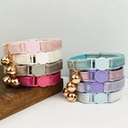 Petspuff Velvet Cat Collar with Bow Tie & Breakaway Safety Buckle – 14 Colours - Petspuff