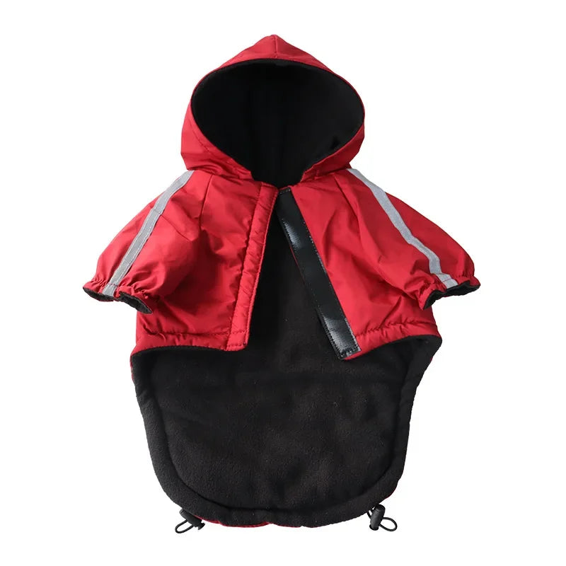 Petspuff Waterproof Reflective Dog Jacket – Fleece-Lined Winter Coat | Small & Medium Dogs