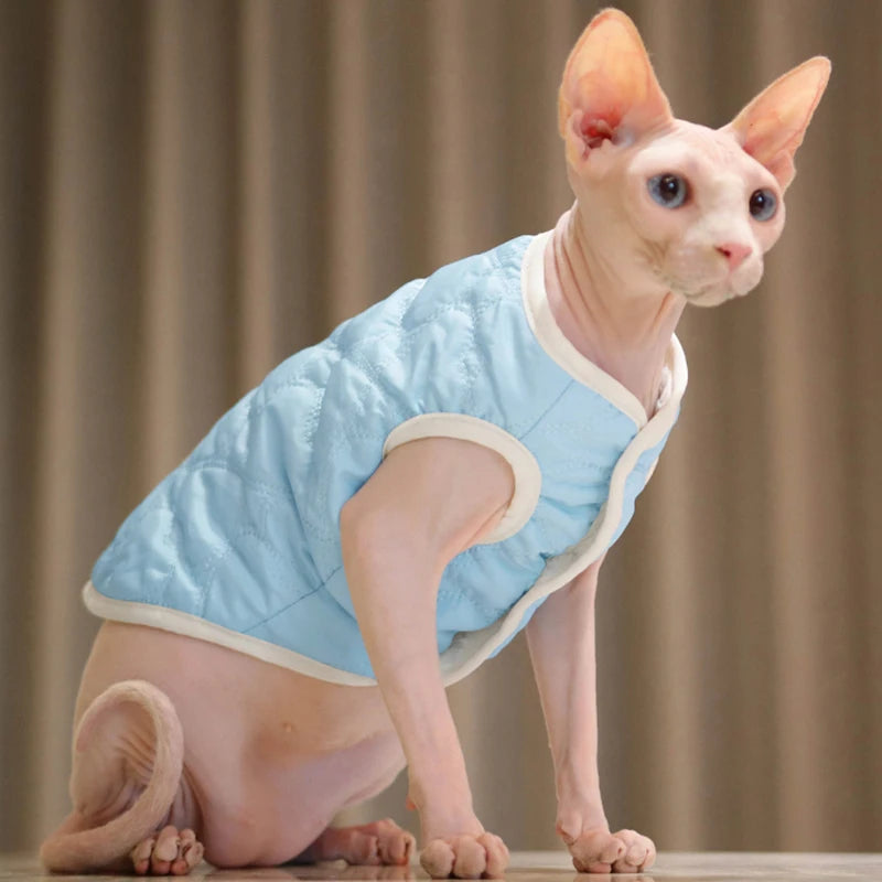 Petspuff Fleece-Lined Cat & Puppy Jacket – Warm Winter Vest | Cats, Kittens & Small Dogs