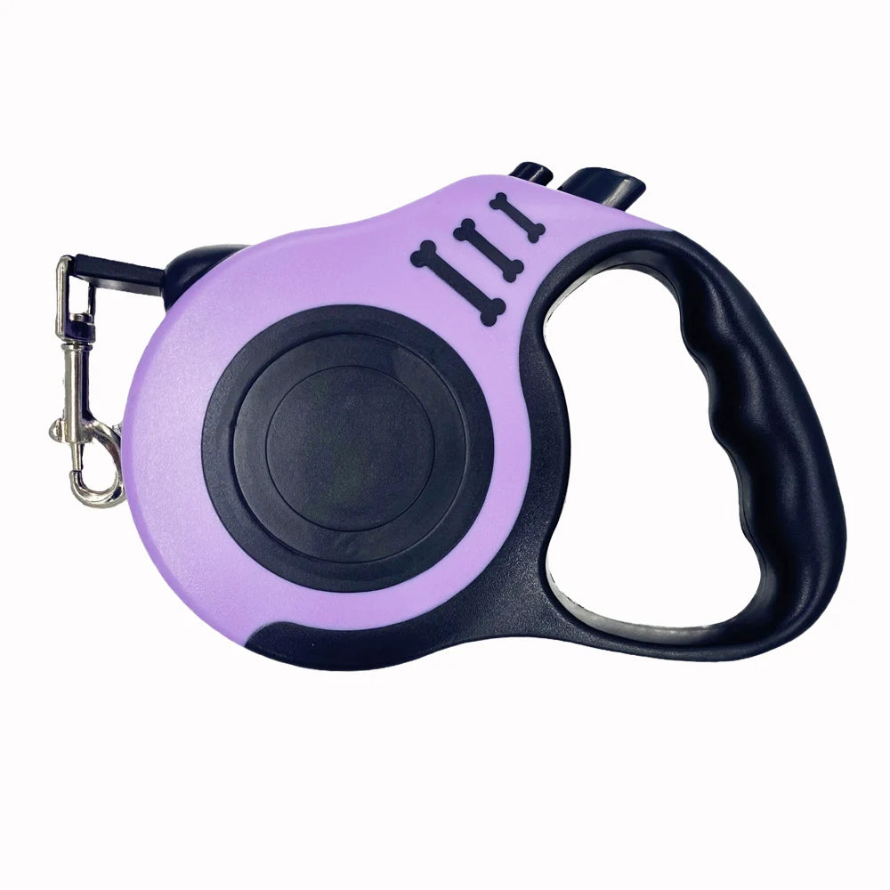 Petspuff Retractable Dog Lead 3m / 5m – One-Button Lock Extending Lead | Small & Medium Dogs