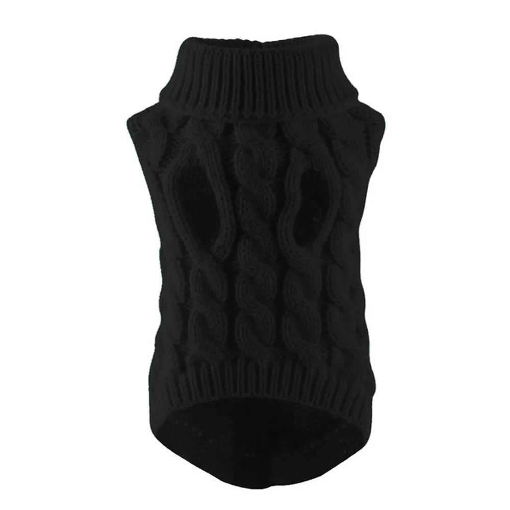 Petspuff Cable Knit Dog Jumper – Warm Winter Sweater | Small Dogs & Puppies