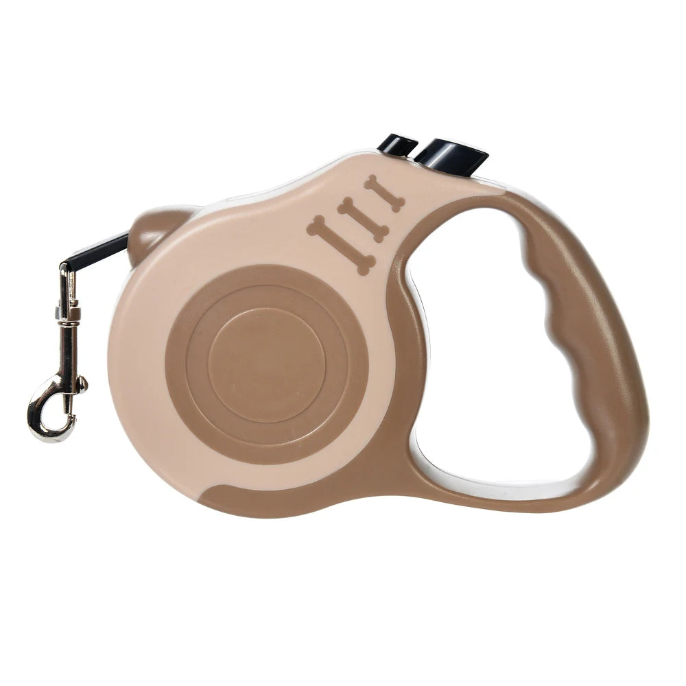 Petspuff Retractable Dog Lead 3m / 5m – One-Button Lock Extending Lead | Small & Medium Dogs