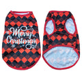 Petspuff Christmas Dog Vest – Festive Santa Print T-Shirt | Small Dogs & Cats