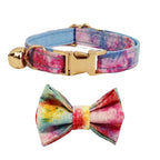 Petspuff Personalised Cat Collar with Bow Tie – Safety Buckle & Engraved Name Tag | 7 Designs - Petspuff