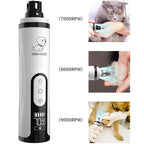 Petspuff Electric Pet Nail Grinder with LED Light – USB Rechargeable Trimmer | Dogs & Cats