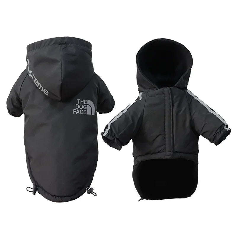 Petspuff Waterproof Reflective Dog Jacket – Fleece-Lined Winter Coat | Small & Medium Dogs