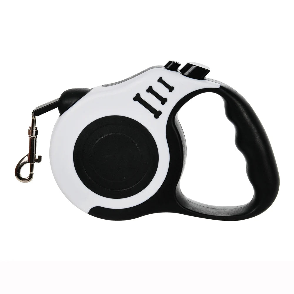 Petspuff Retractable Dog Lead 3m / 5m – One-Button Lock Extending Lead | Small & Medium Dogs