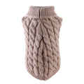 Petspuff Cable Knit Dog Jumper – Warm Winter Sweater | Small Dogs & Puppies