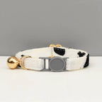 Petspuff Personalised Cat Collar with Bow & Safety Buckle – Engraved Name Tag | Soft Kitten Collar