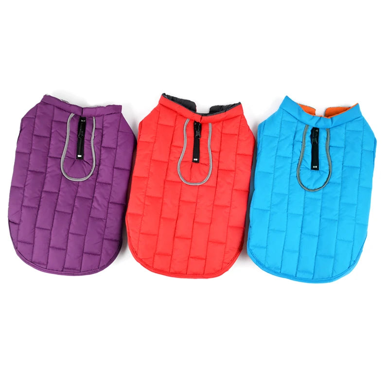 Petspuff Reversible Waterproof Quilted Dog Vest – Winter Puffer Jacket | Small & Medium Dogs