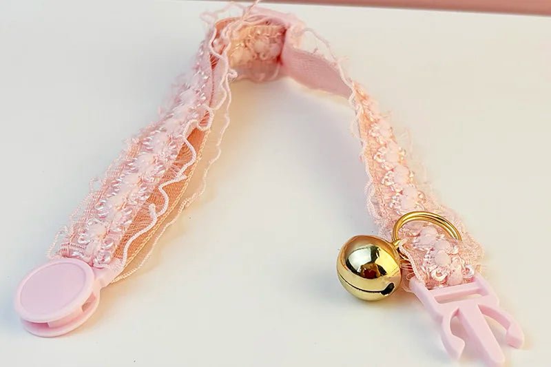 Petspuff Lace Cat Collar with Breakaway Safety Buckle – Anti-Choke | 5 Colours