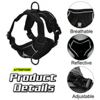Petspuff Soft Mesh Hiking Harness & Lead Set – Reflective Vest Harness | Small Dogs & Cats