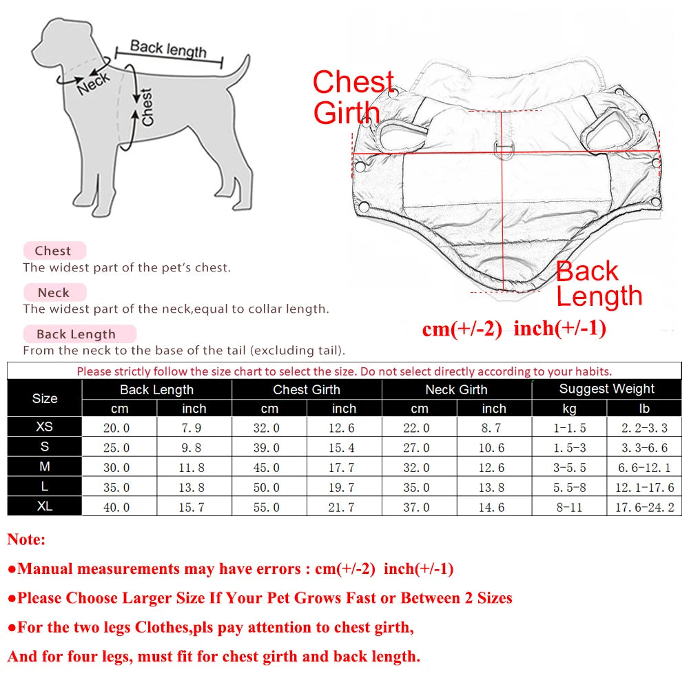 Petspuff Fleece-Lined Dog Vest with D-Ring – Warm Winter Jacket | Small & Medium Dogs
