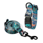 Petspuff Bohemian Dog Collar & Lead Set – Adjustable Boho Print Collar | Small to Large Dogs