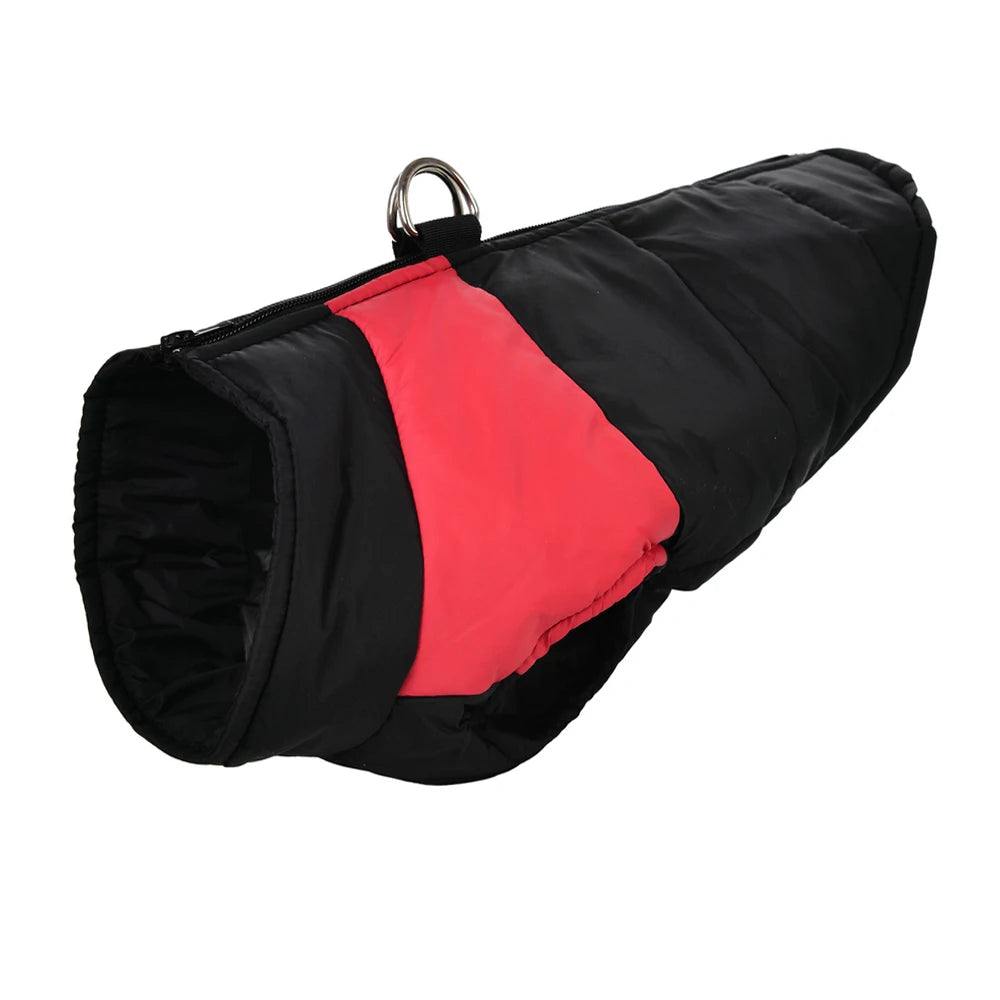 Petspuff Waterproof Dog Coat Vest – Fleece-Lined Winter Jacket with D-Ring | Small to Extra-Large Dogs