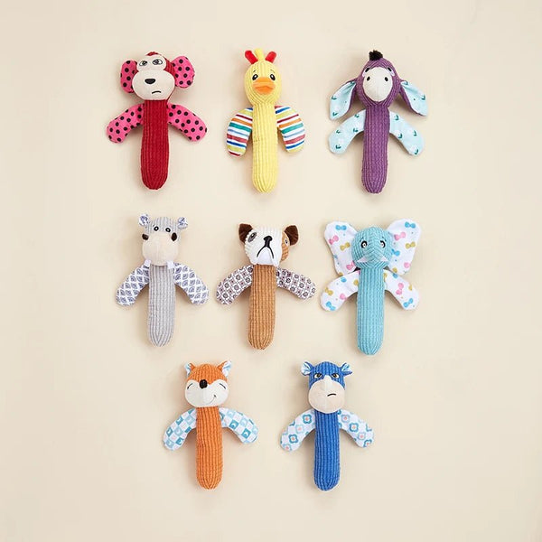 Petspuff Crinkle Squeaky Plush Dog Toy – Interactive Chew Toy | Dogs, Puppies & Cats