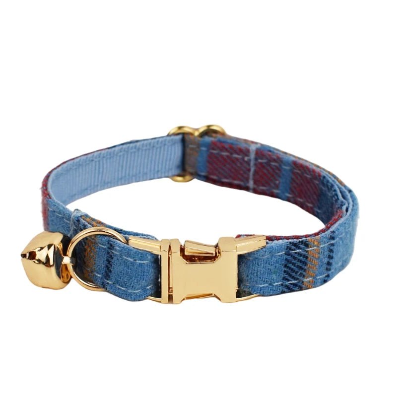 Petspuff Personalised Cat Collar with Bow Tie – Safety Buckle & Engraved Name Tag | 7 Designs - Petspuff