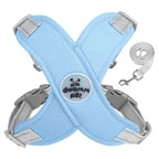 Petspuff Pastel Harness & Lead Set – Reflective Breathable Vest Harness | Small & Medium Dogs