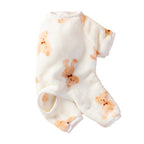 Petspuff Bear Plush Dog Pyjamas – Cosy Fleece Onesie | Small & Medium Dogs and Cats