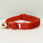 Petspuff Velvet Cat Collar with Bow Tie & Breakaway Safety Buckle – 14 Colours - Petspuff