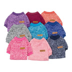 Petspuff Casual Print Dog Sweatshirt Jacket – Warm Winter Coat | Small Dogs & Cats