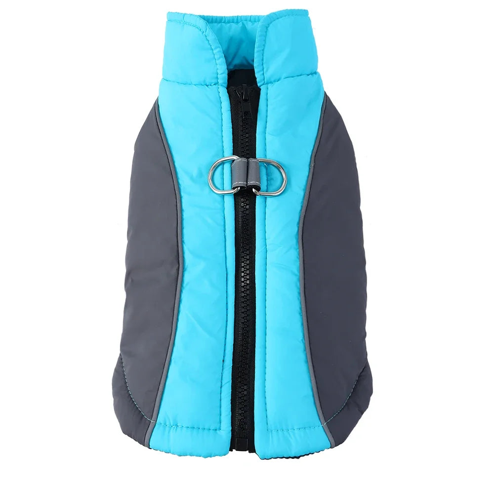 Petspuff Reflective Hiking Dog Jacket – Windproof Fleece Coat with D-Ring | Small & Medium Dogs