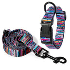 Petspuff Bohemian Dog Collar & Lead Set – Adjustable Boho Print Collar | Small to Large Dogs