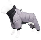 Petspuff Waterproof Padded Dog Jumpsuit – Warm Winter Coat with High Collar | Small & Medium Dogs