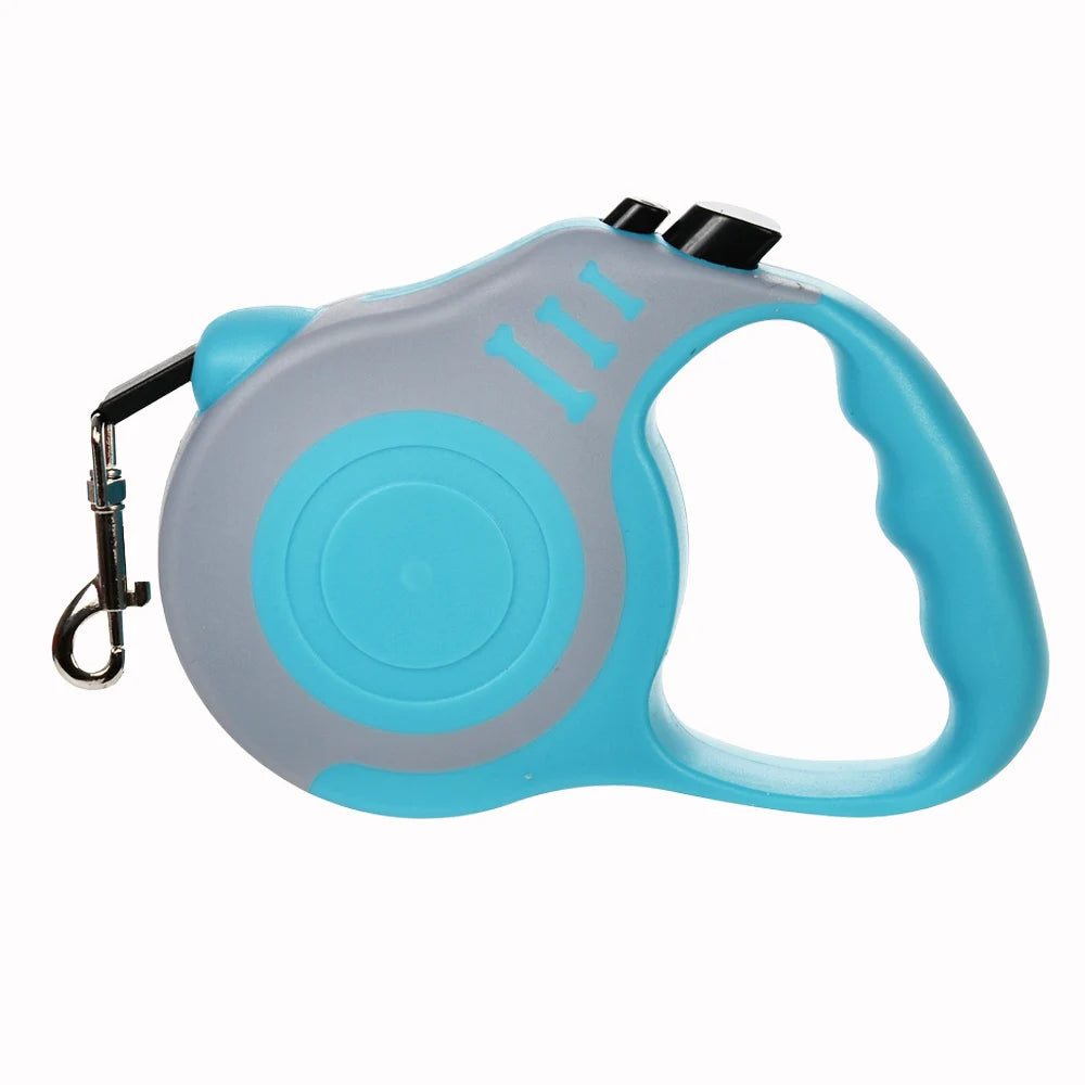 Petspuff Retractable Dog Lead 3m / 5m – One-Button Lock Extending Lead | Small & Medium Dogs