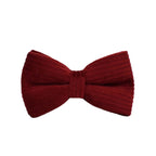 Petspuff Personalised Wine Red Corduroy Dog Collar & Lead Set – Engraved Name Tag, Bow & Harness