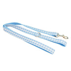 Petspuff Personalised Plaid Dog Collar, Harness & Lead Set – Engraved Name Tag & Bow | Style 29