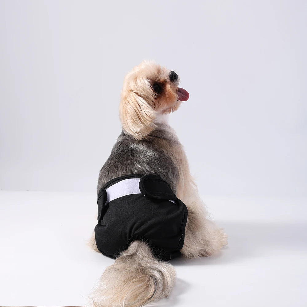Petspuff Washable Female Dog Nappy – Reusable Adjustable Season Pants | Small & Medium Dogs