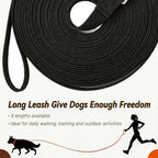 Petspuff Nylon Recall Training Lead – Extra-Long Lead 1.5m to 50m | Puppies & Dogs