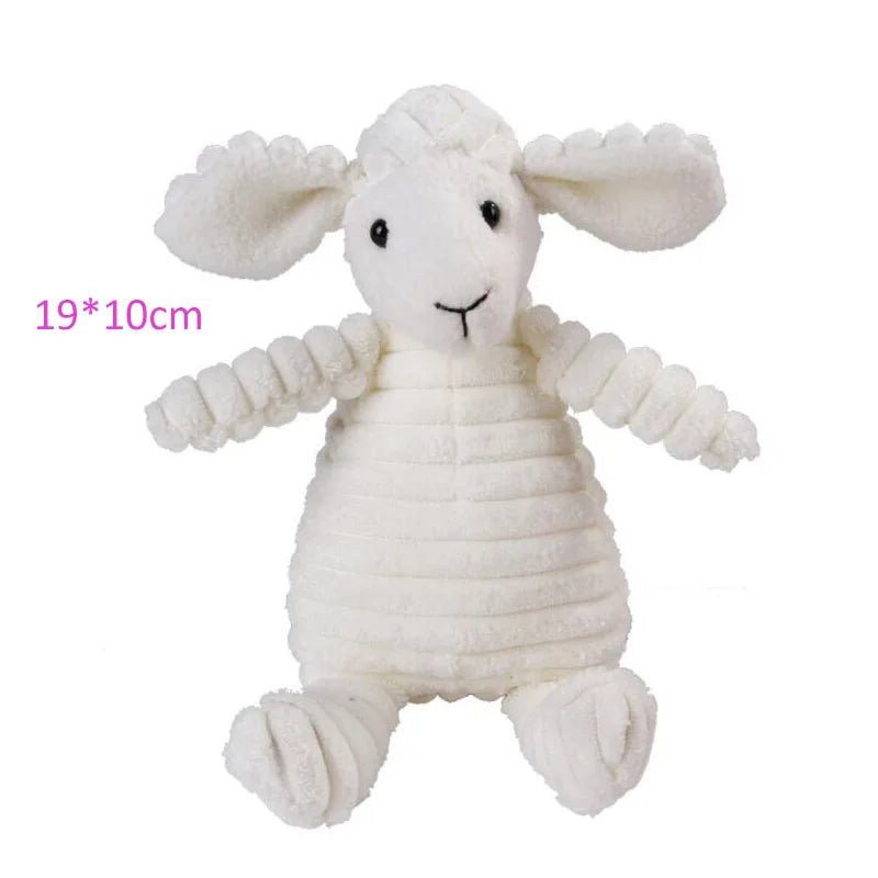 Petspuff Squeaky Plush Animal Dog Toy – Interactive Chew Toy for Puppies, Small & Large Dogs | 18 Designs - Petspuff