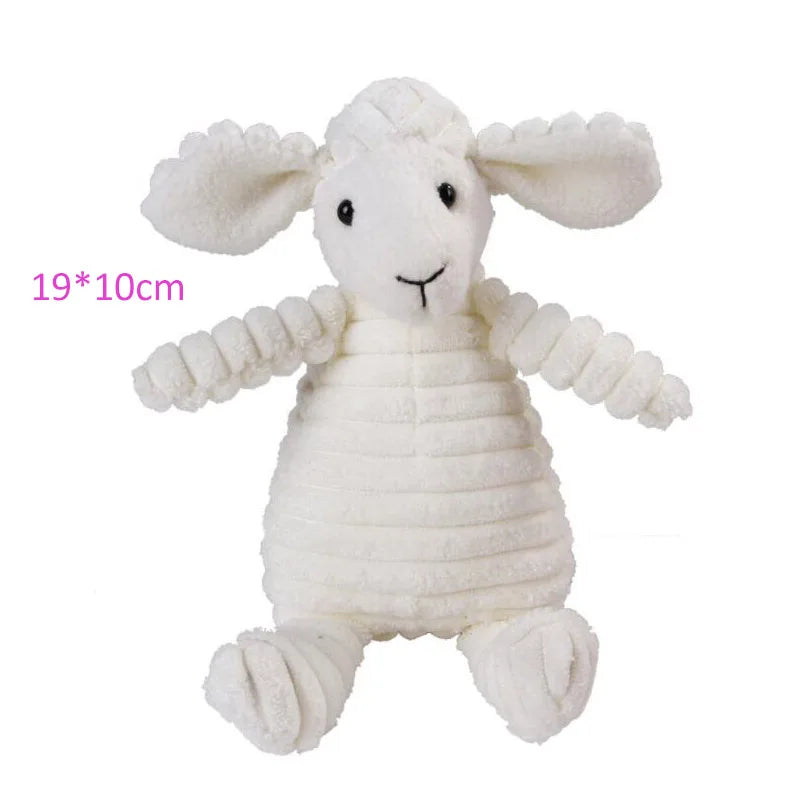 Petspuff Squeaky Plush Animal Dog Toy – Interactive Chew Toy for Puppies, Small & Large Dogs | 18 Designs