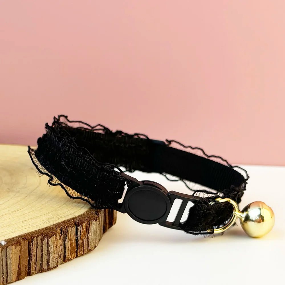 Petspuff Lace Cat Collar with Breakaway Safety Buckle – Anti-Choke | 5 Colours