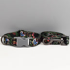 Petspuff Safety Buckle Webbing Dog Collar & Lead Set – 5 Colours for Small to Large Dogs